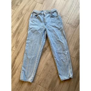 gitano‎ 10 8 Medium 29 short light wash mom jeans high waisted 80s vintage